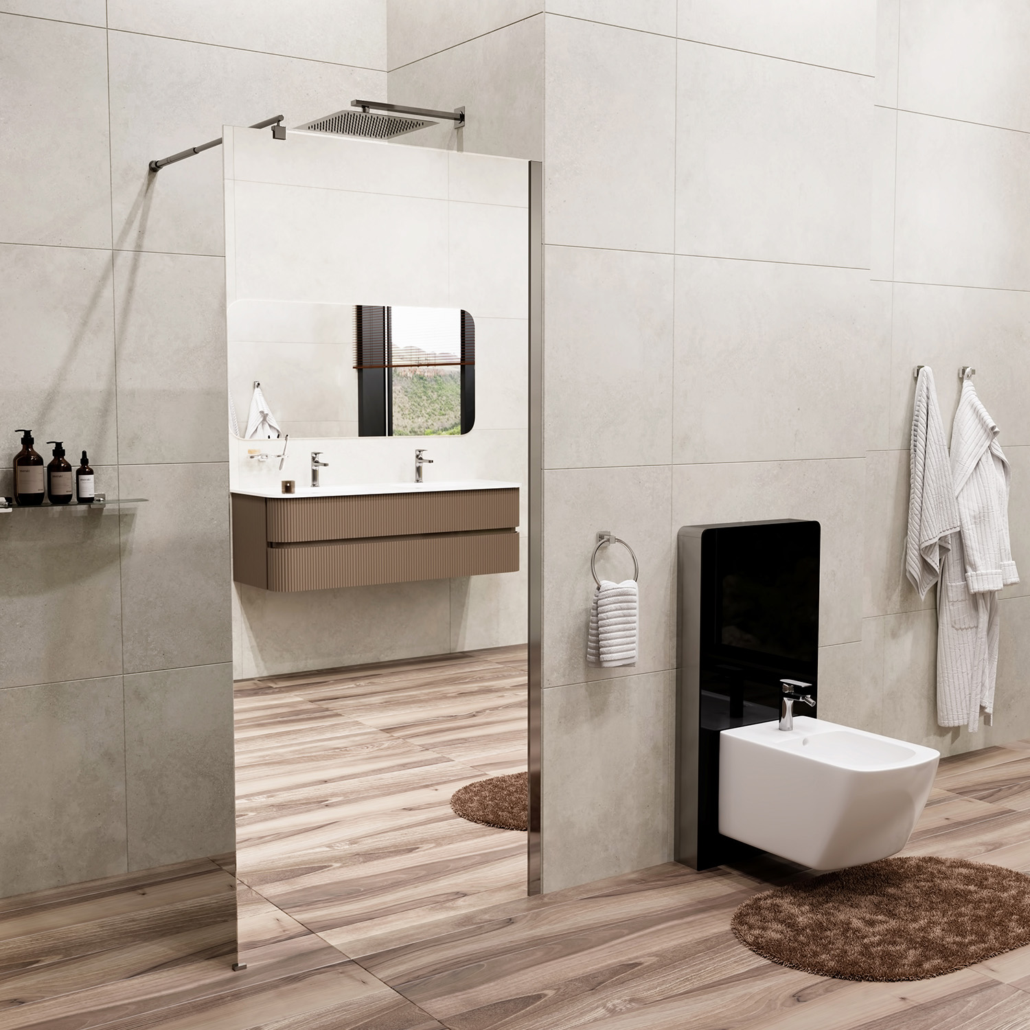 Rur 30W44-MR Душевое ограждение