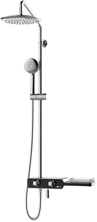 Душевая стойка LEMARK Tropic LM7009C черный