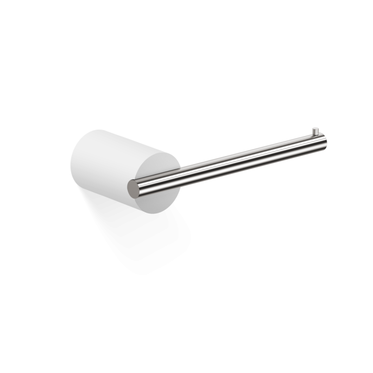 Держатель туалетной бумаги Decor Walther 0974855 - STONE TPH Белый / Сталь матовая