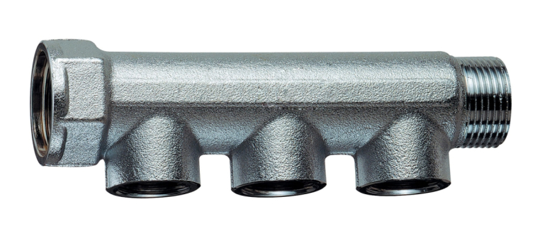 Far проходной коллектор ВР-НР 1" с 3 отводами 1/2" ВР FK 3500 10 (FK 3500 10)