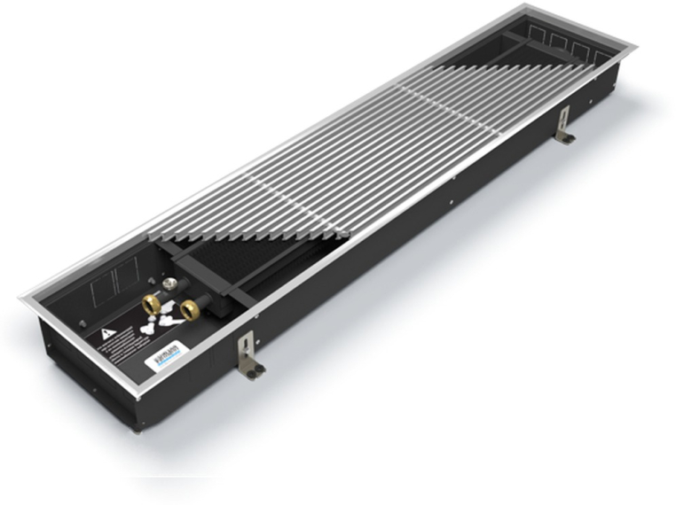 Внутрипольный конвектор Varmann Ntherm 300.150.1800 с естественной конвекцией (N 300.150.1800 RR U EV1)