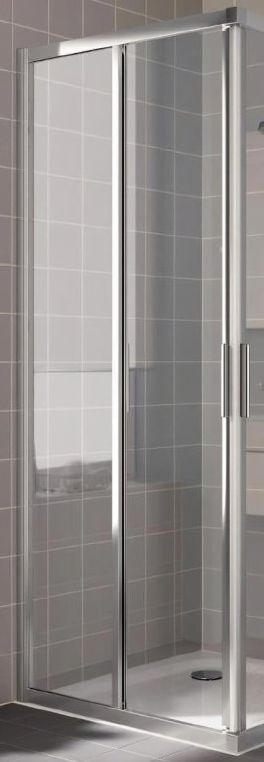 Душевая 2-створчатая дверь Kermi CADA XS 80x200 CKE2L08020VPK крепление слева