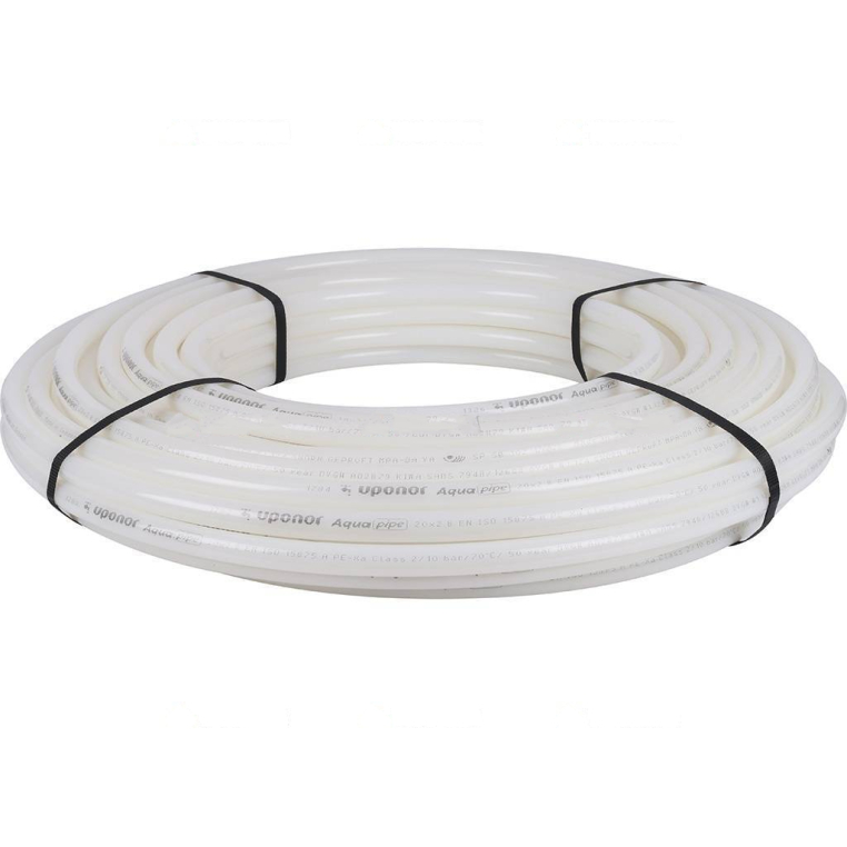 1001201 UPONOR AQUA PIPE ТРУБА БЕЛАЯ PN10 20X2,8 БУХТА 50М