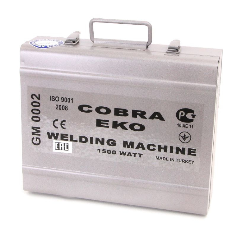 Набор монтажный GM Cobra ECO для сварки PPR-труб 1500 Вт 16-63 мм, насадки 20-40 мм, резак GM 0002