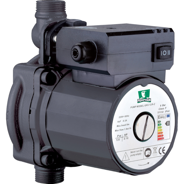 Насос повышения давления Pumpman GRS 12/9-Z с гайками (GRS12/9-Z)