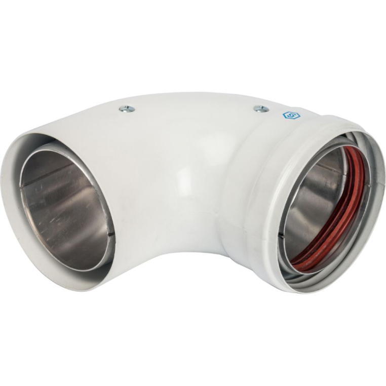 STOUT Отвод утепленный 90° п/м Ø80/100 (SCA-0080-800090)