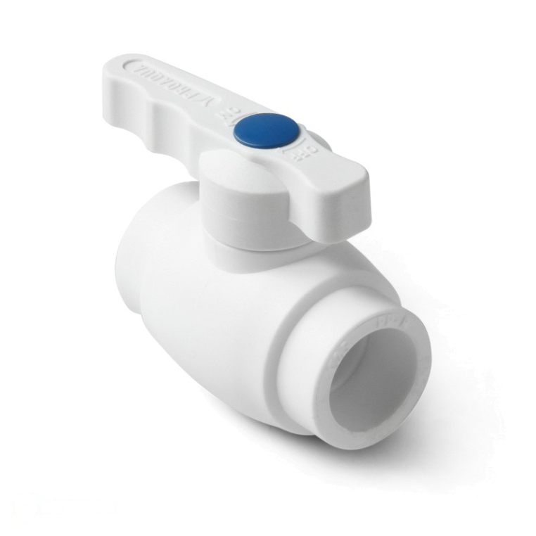 Pro Aqua PP-R Шаровой кран полнопроходной 32 Prime серый (PA40512G)