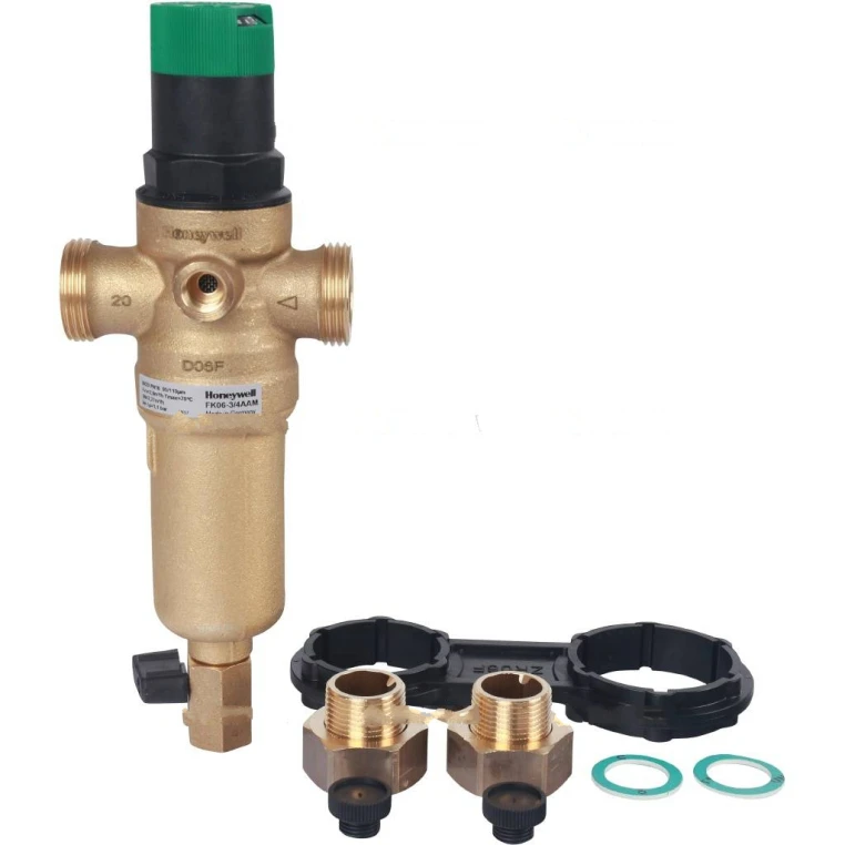 Honeywell (Resideo Braukmann) FK06-3/4"AAM с редуктором, на горячую воду, 100 мкм, 3/4"