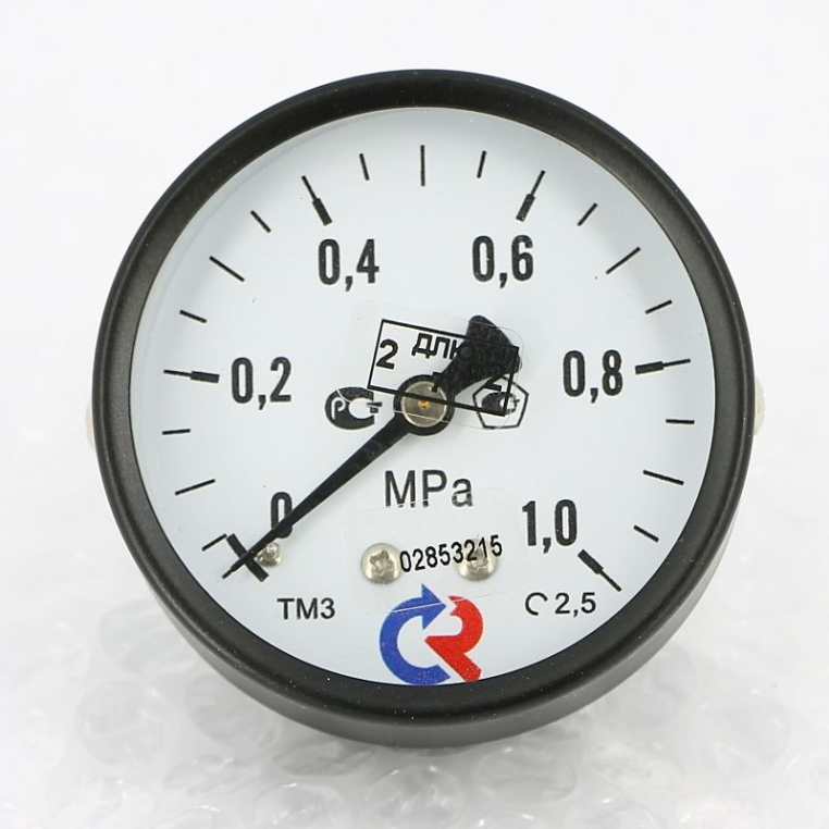 Манометр Росма ТМ-310 Т.00 63/10 (1/4", 0-10 бар, 2,5) аксиальный 00000008922