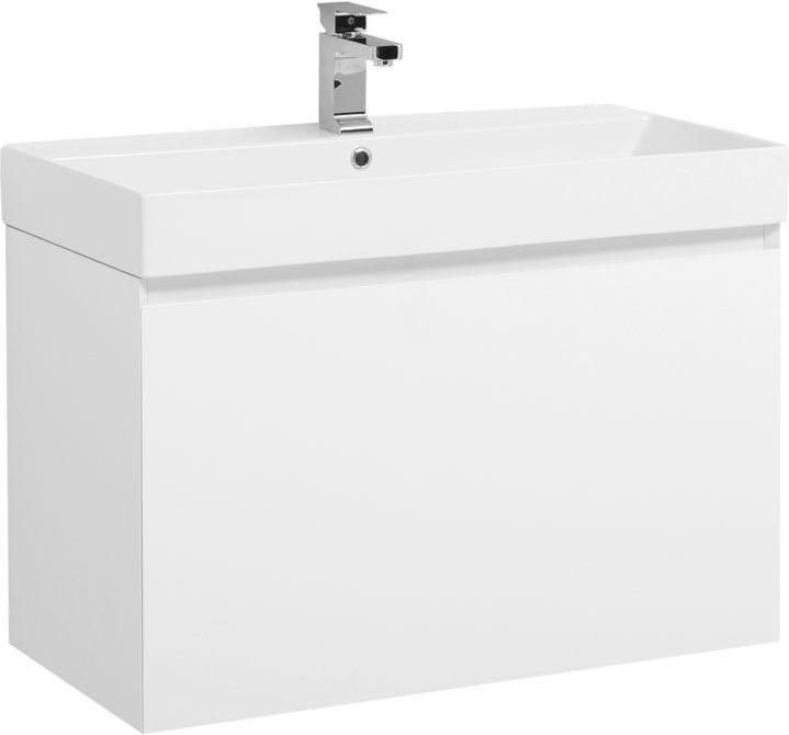Тумба с раковиной Aquanet Йорк 85 белый 00212593