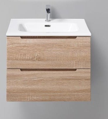 Тумба под раковину BelBagno Etna 60 см ETNA-600-2C-SO-WO-P Rovere Bianco