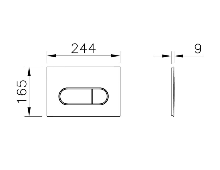 Кнопка смыва Vitra Root Round 740-2200