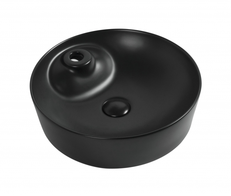 Раковина Aquanet Moon-2-MB 43 черный матовый