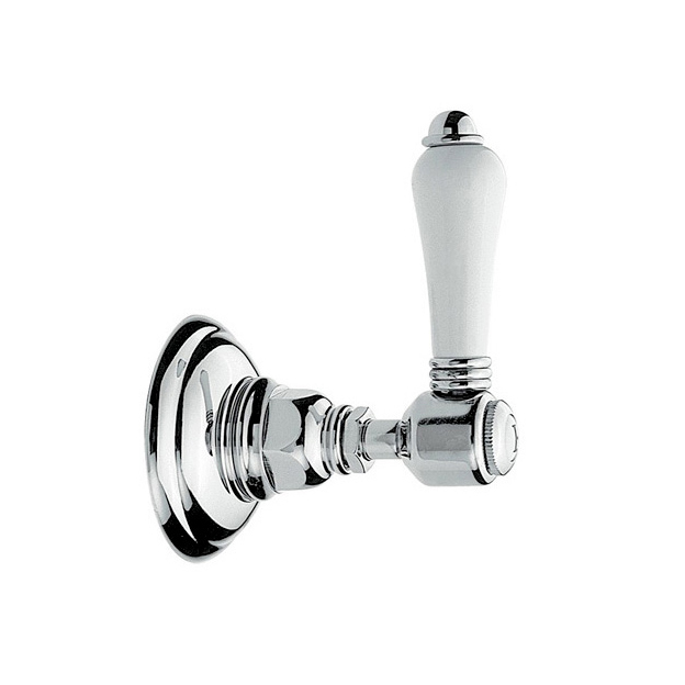 Вентиль запорный Nicolazzi Petit Mont Blanc 4912CR78 белый