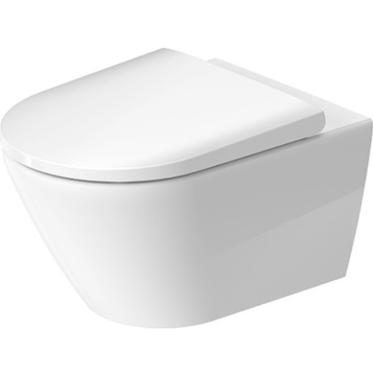 Подвесной унитаз Duravit D-Neo с микролифтом, безободковый 45770900A1