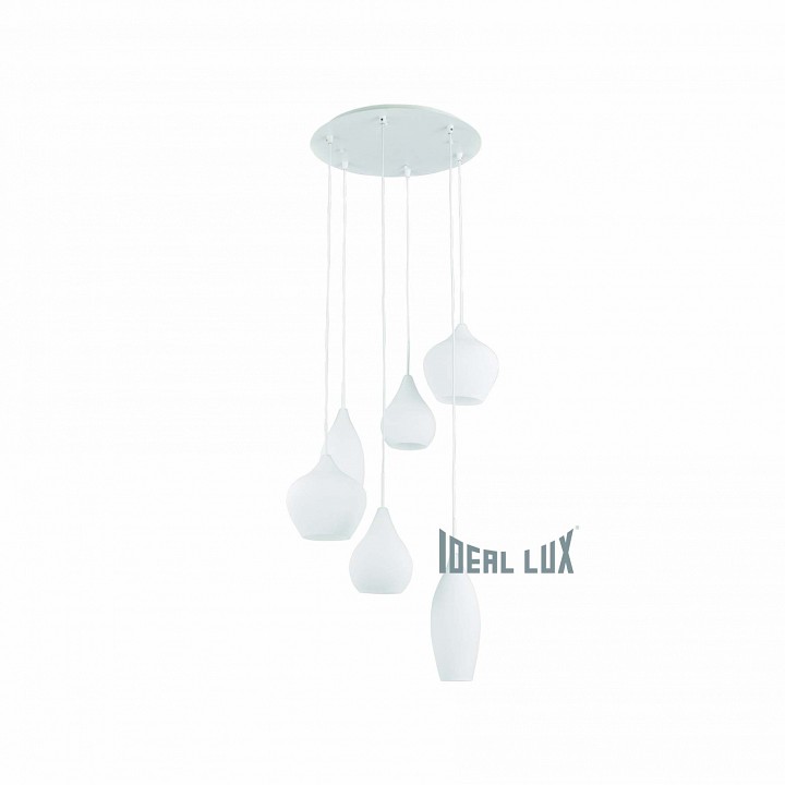 Подвесной светильник Ideal Lux Soft SOFT SP6 BIANCO