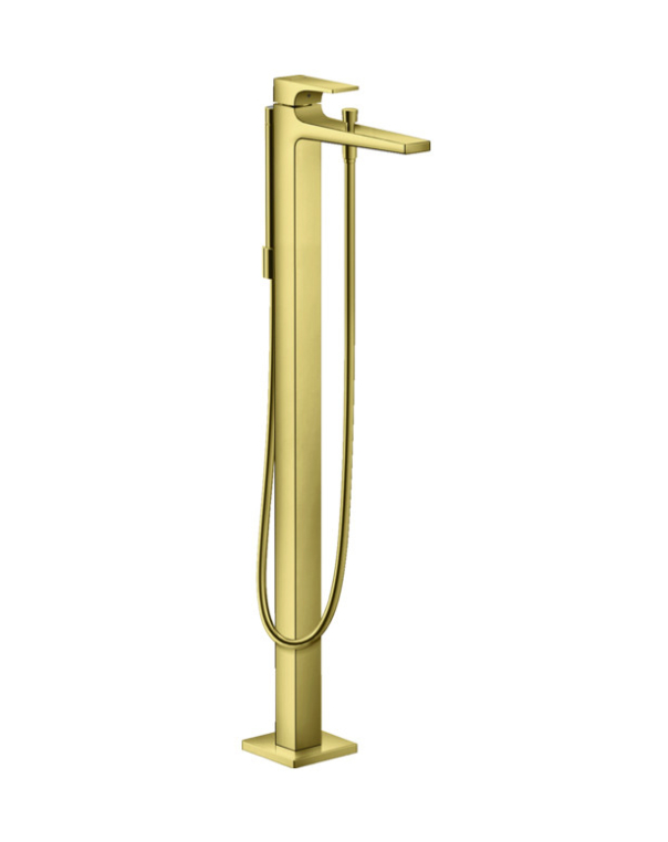 Смеситель для ванны напольный Hansgrohe Metropol 32532990 полированное золото