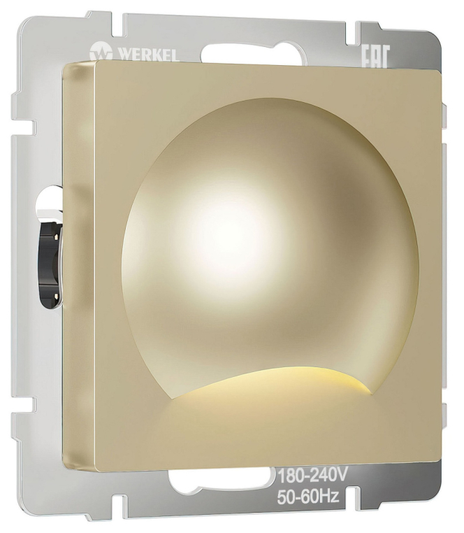 Заглушка для поста с подсветкой, без рамки Werkel Moon a057495