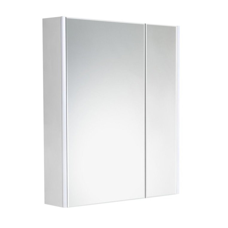 Зеркальный шкаф 70см Roca Ronda ZRU9303008 белый матовый/бетон