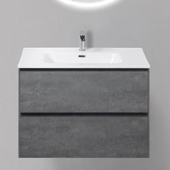 Тумба под раковину BelBagno Pietra 80 см PIETRA-800-2C-SO-SCM Stucco Cemento