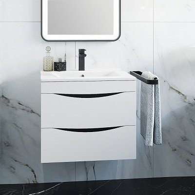 Тумба с раковиной IDDIS Cloud 80 подвесная (CLO80W0i95+0138000I28)