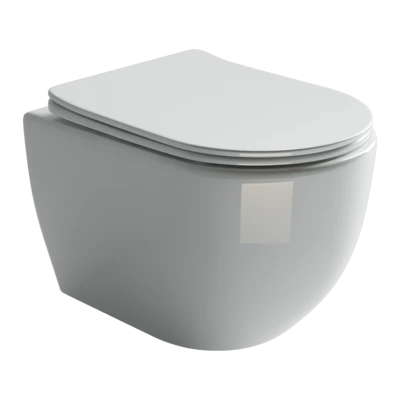 Подвесной унитаз Ceramica Nova Mia с микролифтом, безободковый CN1805