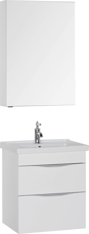 Комплект мебели Aquanet Эвора 60 белая (184306+00182322)