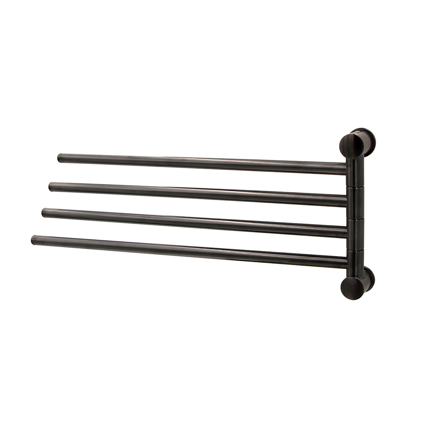 K-1034GUN METAL Держатель полотенец четверной