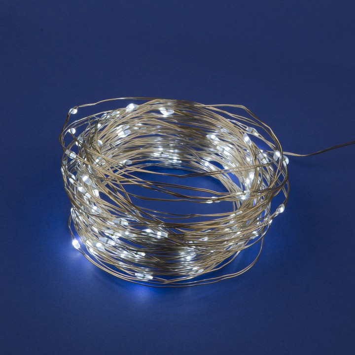 Гирлянда Нить Uniel ULD-S1000 ULD-S1000-100/SCB/3AA WHITE IP20 DEW