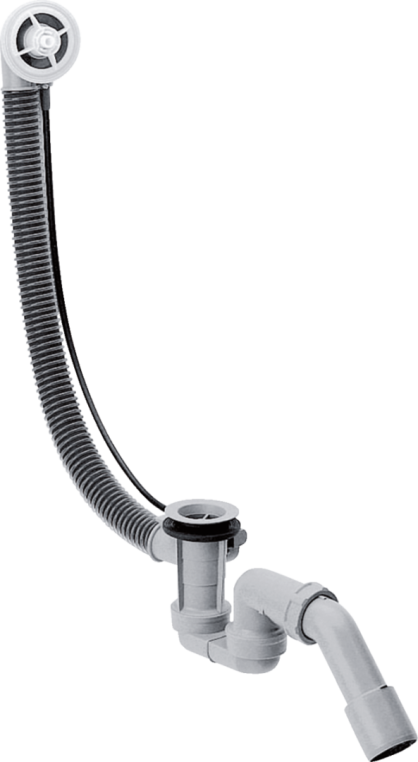 Слив-перелив для ванны Hansgrohe Flexaplus 58140180 скрытая часть