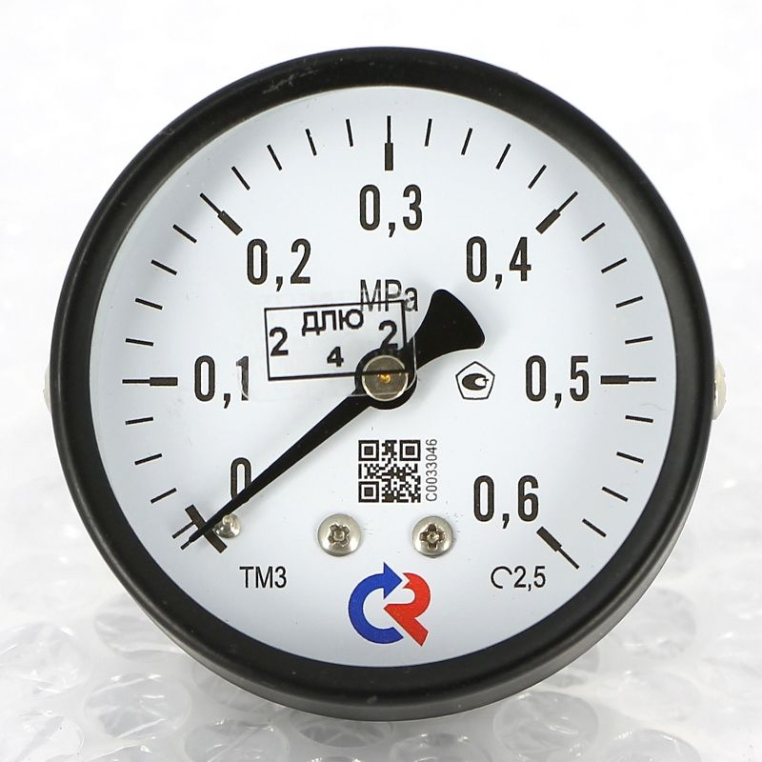 Манометр Росма ТМ-310 Т.00 63/6 (1/4", 0-6 бар, 2,5) аксиальный 00000008921