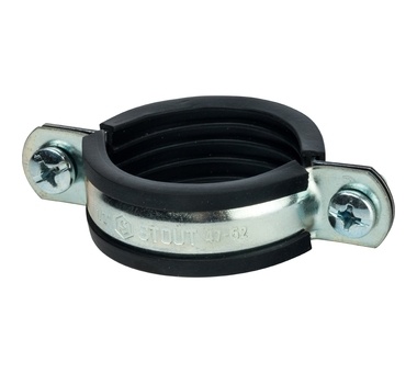 Хомут для труб с гайкой 1 1/2(47-52) STOUT (SAC-0020-000112)