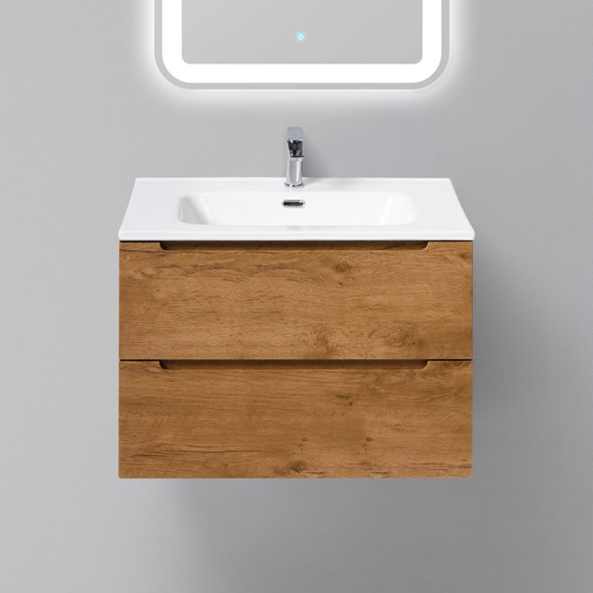 Тумба с раковиной BelBagno Etna 70 rovere nature (ETNA-700-2C-SO-RN-P+BB700ETL)