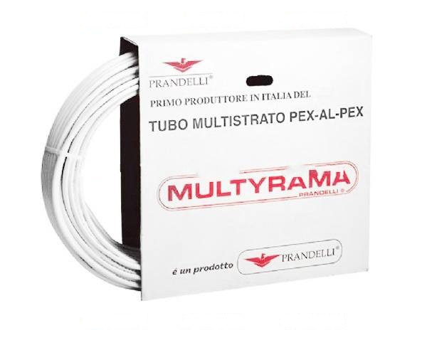 106.30.12.0  Prandelli Multyrama 20х2,0 (0,4) (бухта 100м) труба металлопластиковая