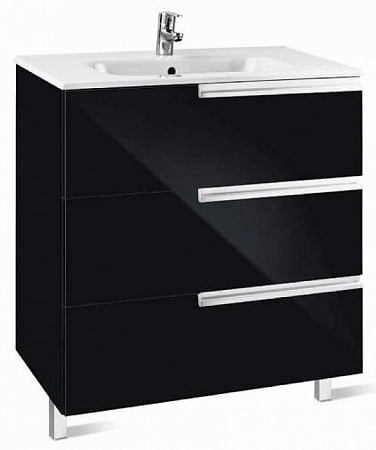 Шкаф под раковину Roca Victoria Nord Black Edition 60x45 ZRU9302832