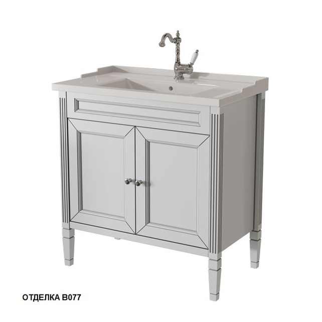 Тумба под раковину Caprigo Albion-promo 80 см bianco grigio 33312-В077