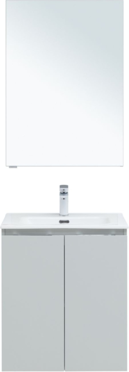 Тумба под раковину Aquanet Алвита New 60 2 дверцы, серый 00277524