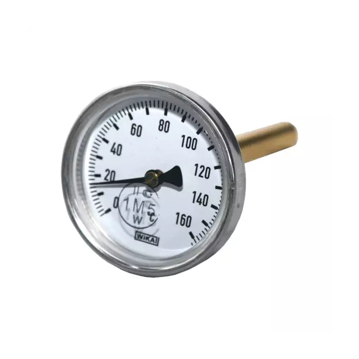 Термометр биметаллический осевой Дк100 160С L=60мм G1/2" A50.10 Wika 3905934
