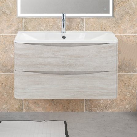 Тумба под раковину BelBagno Acqua 90 подвесная rovere vintage bianco (ACQUA-900-2C-SO-RVB)