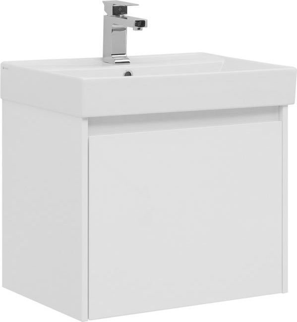Тумба с раковиной Aquanet Nova Lite 60 1 ящик (00242574+00242905)