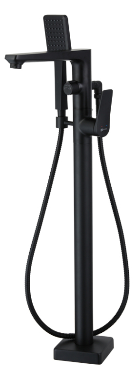 Смеситель для ванны LEMARK Bronx LM3744BL, напольный