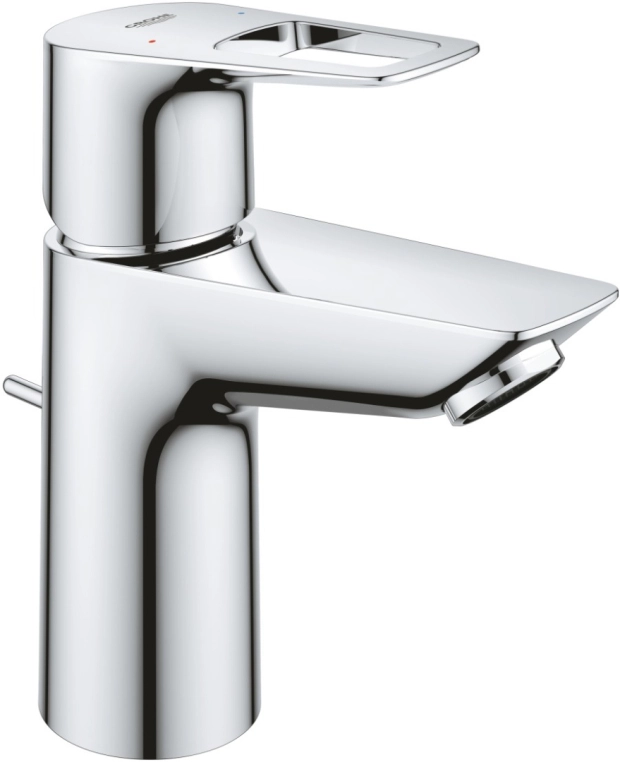 Смеситель для раковины Grohe BauLoop 23335001 с донным клапаном, хром