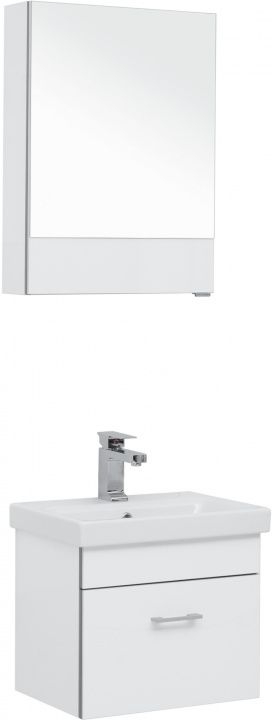 Мебель для ванной Aquanet Верона 50 (Moduo Slim) белый 00254065