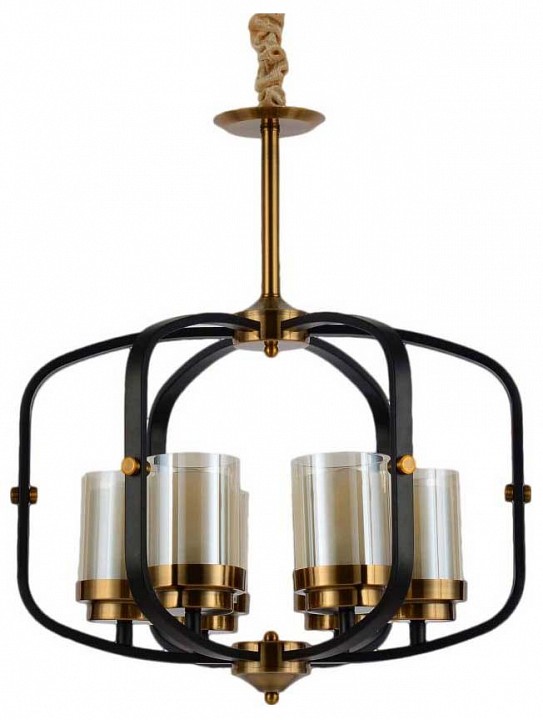 Подвесная люстра LUMINA DECO Bonton LDP 1221-6 BK+MD