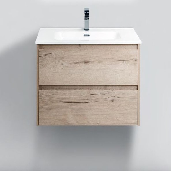 Тумба с раковиной BelBagno Kraft 70 rovere galifax bianco (KRAFT-700-2C-SO-RGB+BB700ETL)