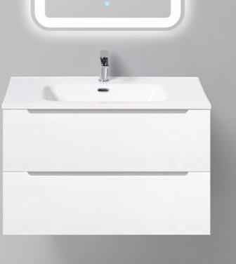 Тумба под раковину BelBagno Etna 80 см ETNA-800-2C-SO-BL-P Bianco Lucido