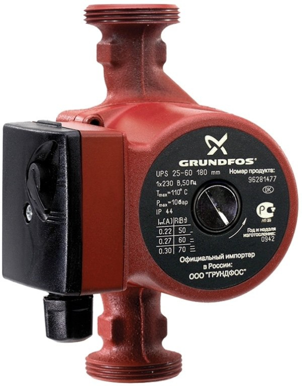 Циркуляционный насос Grundfos UPS 25-50 130 1х230 В