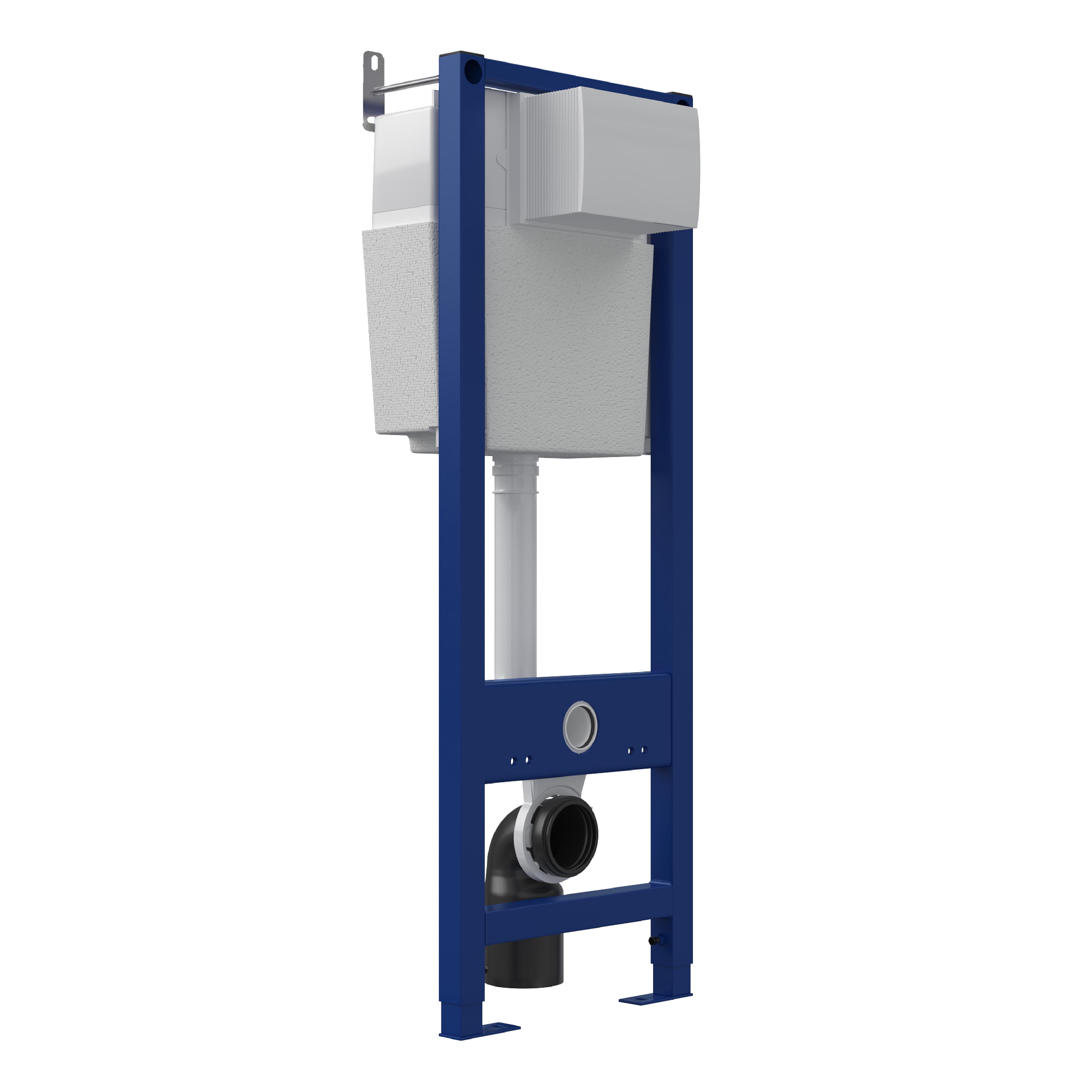 Инсталляция BERGES для скрытого монтажа унитаза АТОМ 410 без кнопки