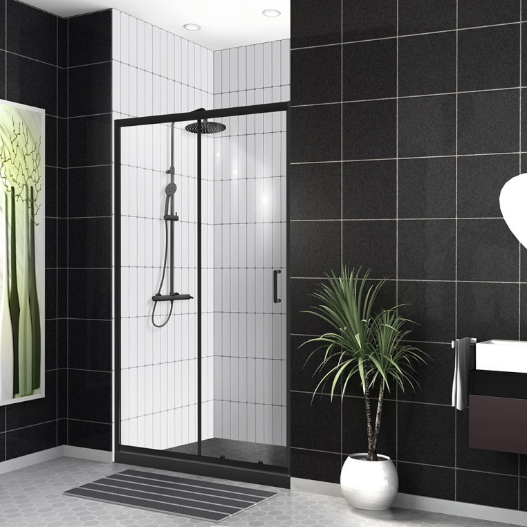 Душевая дверь BelBagno Uno 141x195 UNO-195-BF-1-140-C-NERO