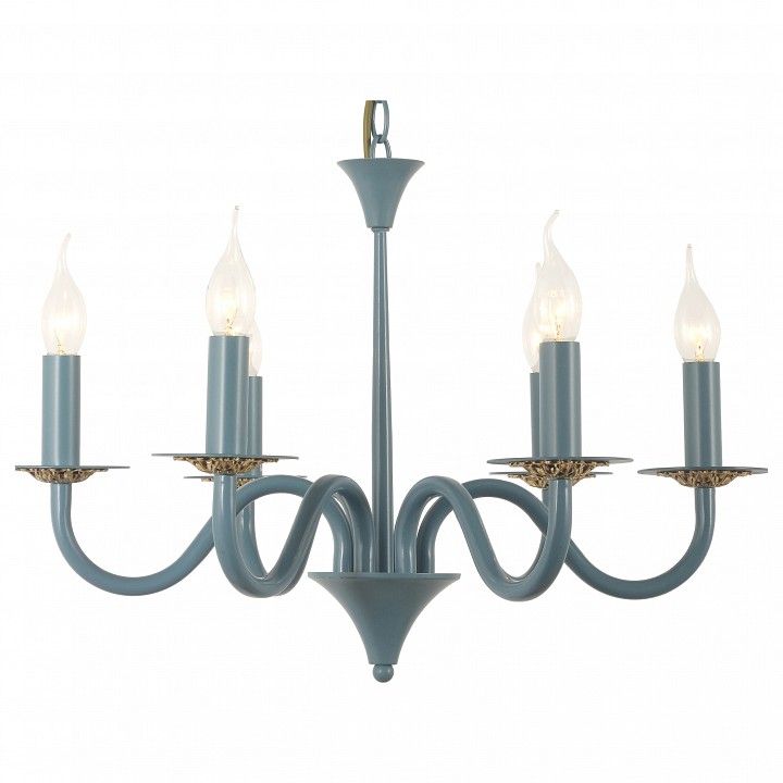 Подвесная люстра Arti Lampadari Pontone Pontone E 1.1.6 BLUE